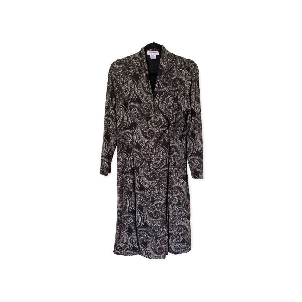 NorthStyle Vintage Paisley Print Dress Size: PL
